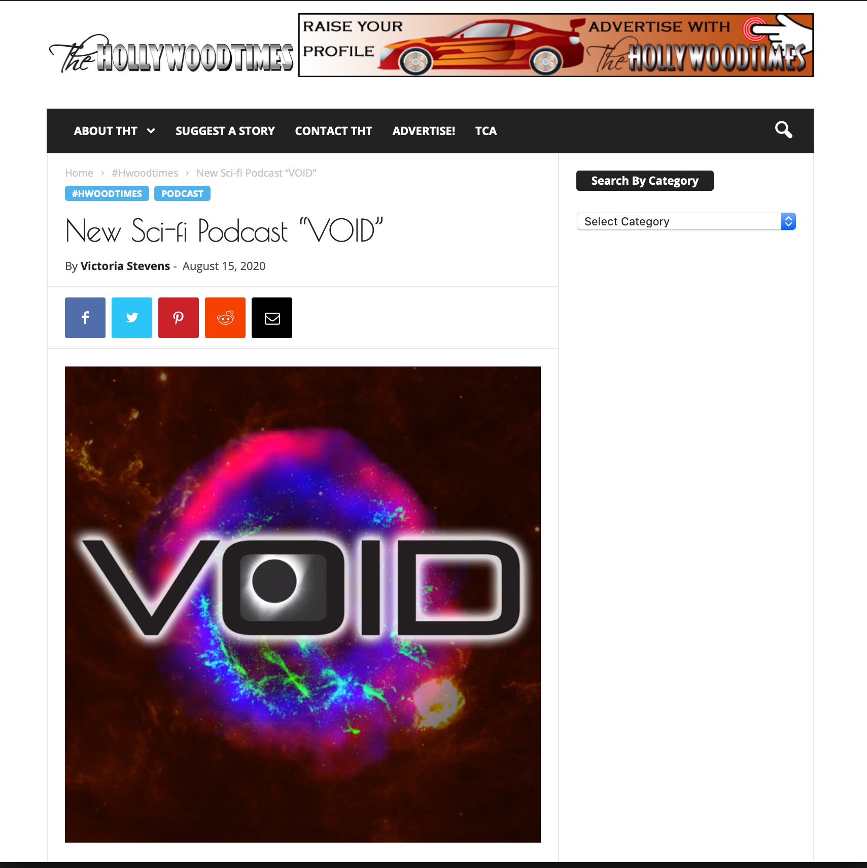 Article with The Hollywood Times