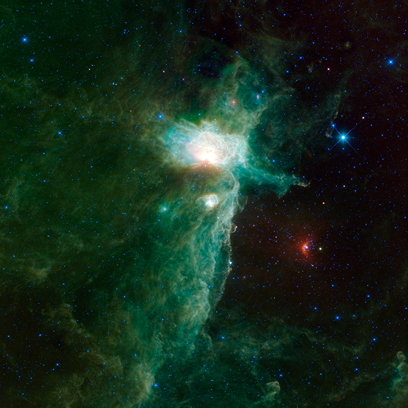 A Different View of the Flame Nebula