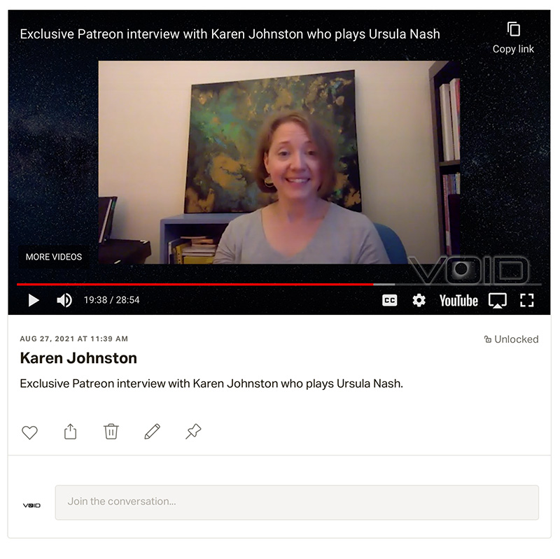 Karen Johnston Patreon Interview